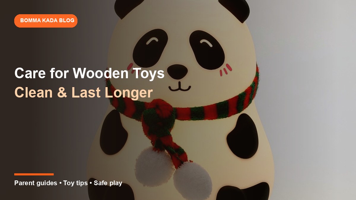 How to Clean and Maintain Wooden Toys So They Last for Years