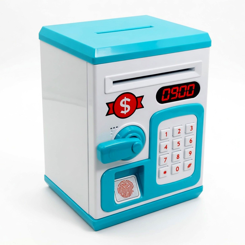 Automatic Password Money Bank Safe | Electronic Coin Cash Box for Kids