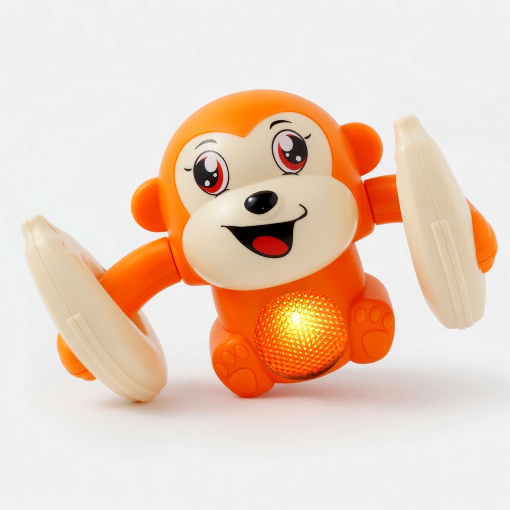 Roller Monkey Somersault Toy | Sound Control Rolling Monkey for Kids