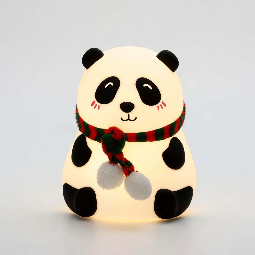 Lighting Panda Touch Night Lamp | 7 Color Soft Silicone LED for Kids