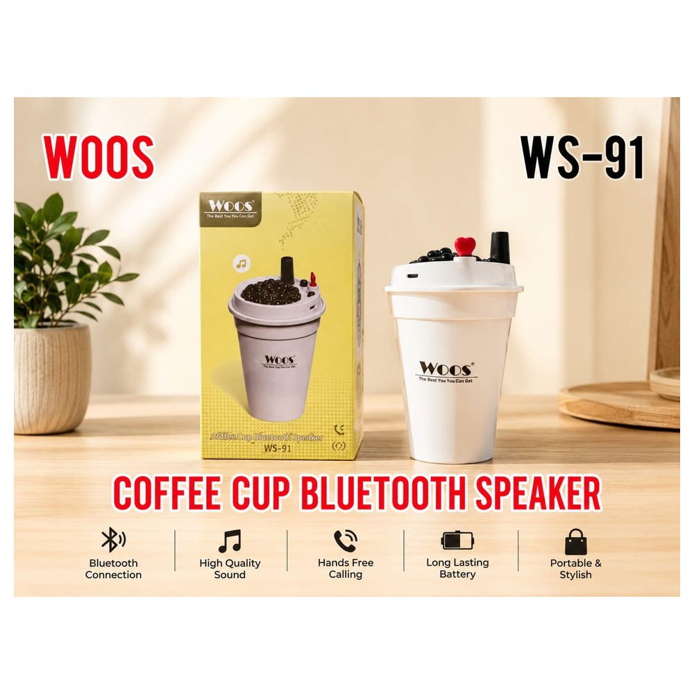 Bluetooth Speaker – Coffee Cup Portable Wireless Speaker