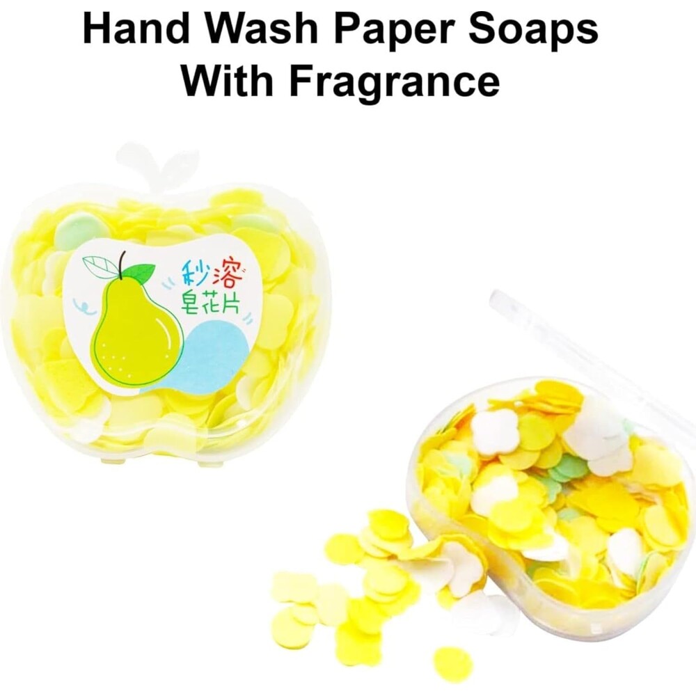 Handwash Paper Soap Sheets – Portable Mini Soap for Kids (Fragranced)