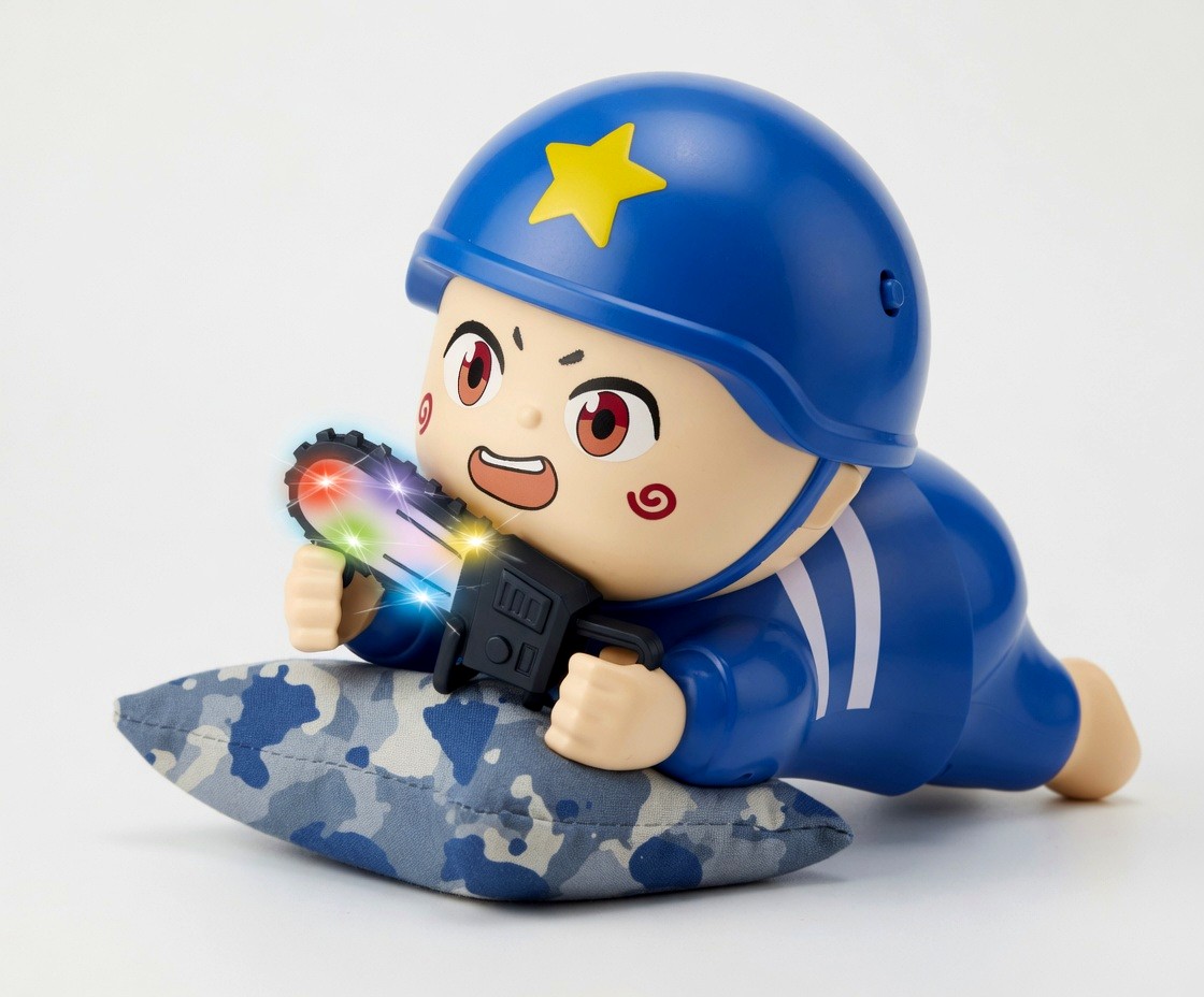 Crown Soldier Crawling Baby Toy | Musical Interactive Soldier for Kids